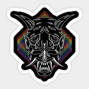 Retro White Shinigami Sticker